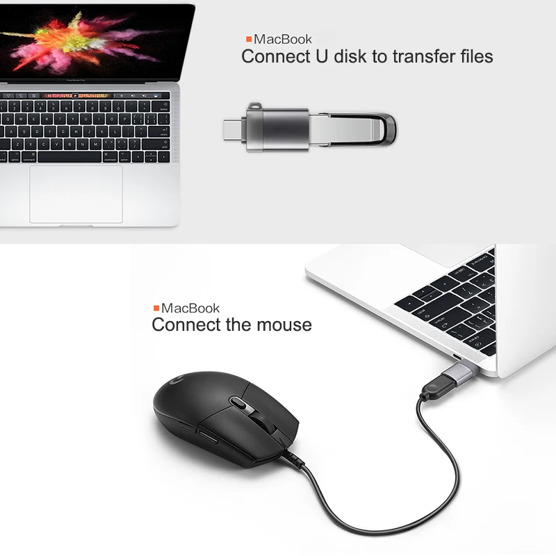 OTG type-c Usb c адаптер Micro type для Usb-c 3 0 зарядка конвертер данных Samsung Galaxy S8 s9 Note 8 a5 One plus
