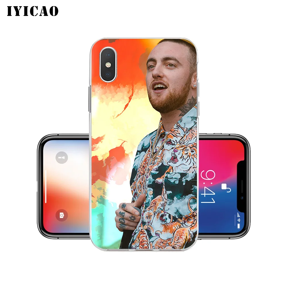 IYICAO Рэппер Mac Miller Мягкий силиконовый чехол для телефона iPhone X XR XS MAX 6 6s 7 8 Plus 5 5S SE TPU