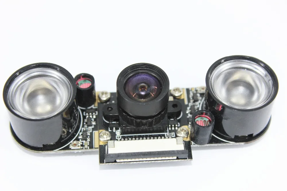 Raspberry Pi 3 камера ночного видения рыбий глаз 5MP OV5647 регулируемая камера с фокусным расстоянием 100 градусов для Raspberry Pi 3 Model B Plus