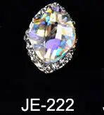 JE222-10pcs 10 шт./лот, прозрачные Блестящие Стразы для ногтей, Хрустальные стеклянные камни, сделай сам, стразы, инструмент для маникюра, украшения для ногтей, 3D подвеска, ювелирное изделие - Цвет: JE222-10pcs