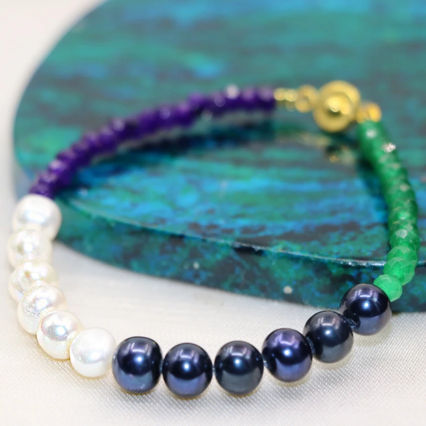 Уникальный Сделай Сам 2*4 мм натуральный каменный халцедонский нефрит счеты