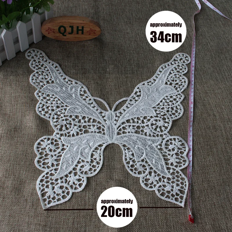 1 шт. Вышитый цветочный кружевной воротник|lace neckline|collar trimsewing applique |