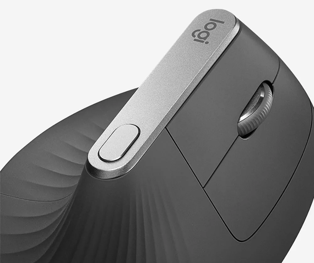 Оригинальная Вертикальная мышь logitech MX эргономичная лазерная Bluetooth и Unifying 400-4000 dpi перезаряжаемая мышь для многофункционального офиса