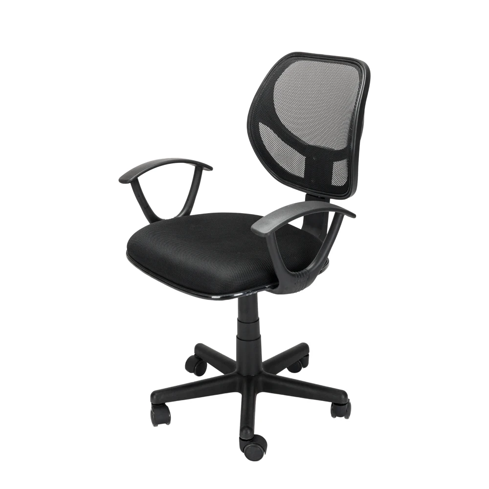 Home Office Room Use Nylon Five-star Feet Mesh Chair Black for office workers students teachers businessmen | Мебель