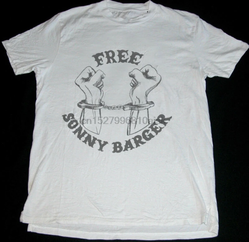 Бесплатная Hell's Angel's Sonny Barger Винтажная Футболка Reprint|Мужские футболки| |
