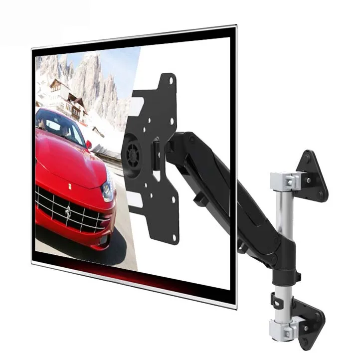 black DL-GST111WA газовая пружина 2"-42" Тяжелый светодиодный ЖК-телевизор настенный держатель для монитора с полным движением нагрузка на руку 9-20 кг Макс. VESA 200*200 мм - Цвет: black
