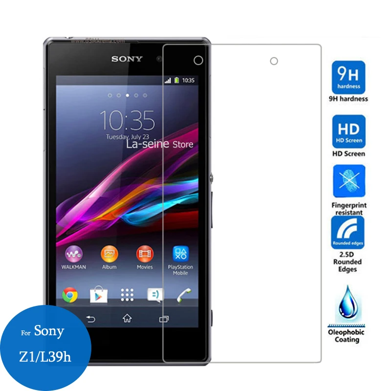 Для sony Xperia Z1 L39h защита экрана из закаленного стекла 2 5 9h Защитная пленка для Z 1 C 6902