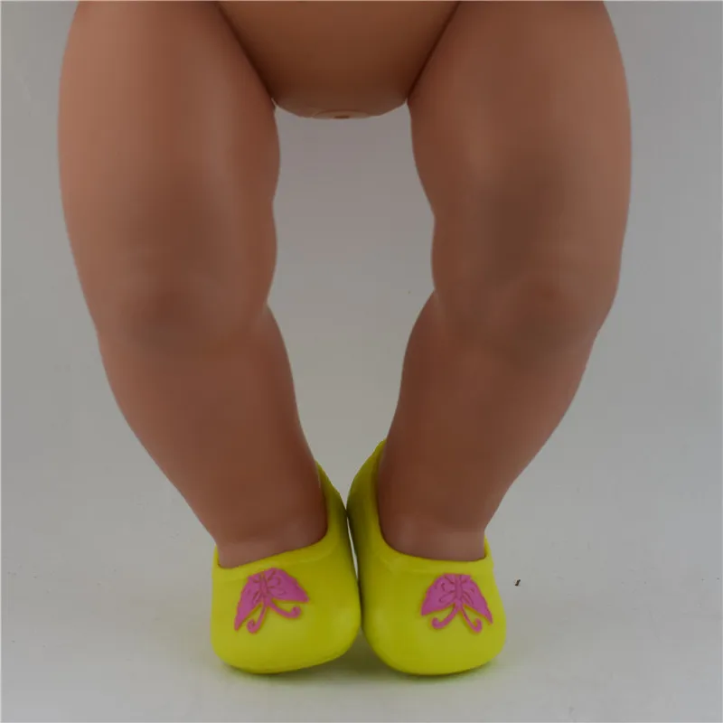 Многоцветный 15color choose 1pcs shoes wear fit 43cm Baby Doll Clothes and Accessories, Children best Birthday Gift - Цвет: Многоцветный