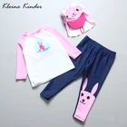 Детский купальник UPF50, из 3 предметов, с длинным рукавом, защита от ультрафиолета