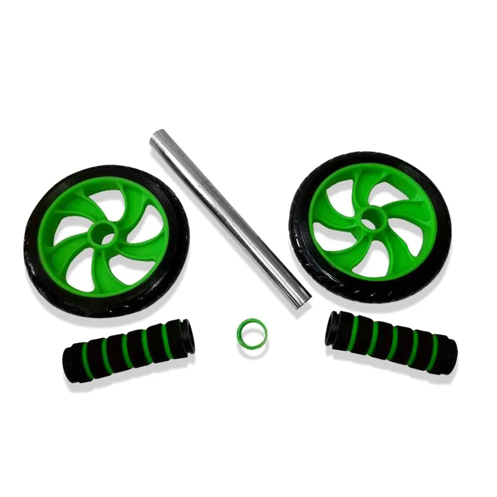 

New Abdominal Roller Muscle Double-wheeled Upgraded Abdominal Wheel gym Fitness Equipment With Mat For Home Exercise