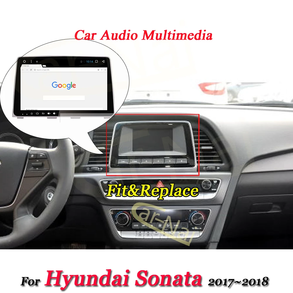 Android 7 1/8 0 автомобильный Радио GPS навигация для Hyundai Sonata 2017 2018 Автомобильный