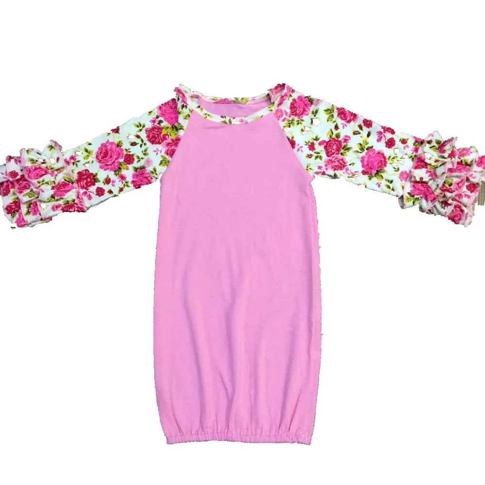 Платье с длинным рукавом и оборками для новорожденных индивидуальная Одежда