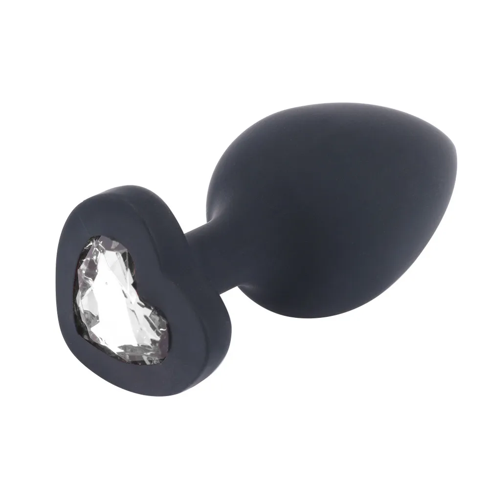 Silicone Anal Plug Butt Unisex Plated Jewelry Sex Stopper Adult Toys For Men Women Trainer Couples #4N |