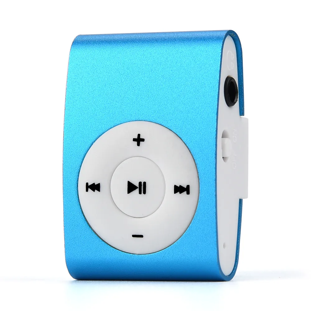 Мини USB Клип MP3 плеер ЖК-экран Поддержка 32 ГБ Micro SD TF карта металлический материал c0606