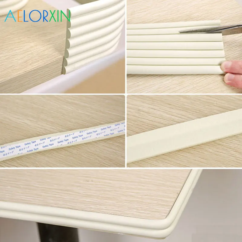 2M Multi-purpose Use W-shaped Child Anti-collision Strip Safety Protection Thickened Table Corner Pad | Мать и ребенок