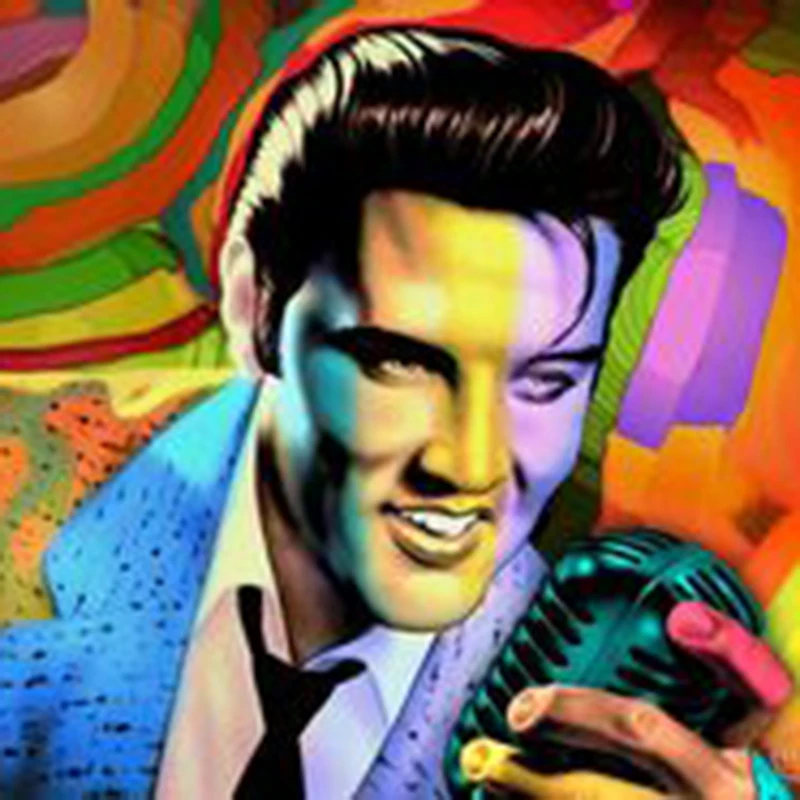 Elvis цветная картина Одуванчик декор комнаты вышивка узор алмаз 5D DIY картины 3D
