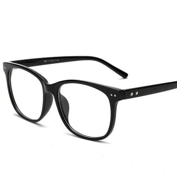 Высокая мода черные очки оправа прозрачные линзы для глаз женщин Ацетатный