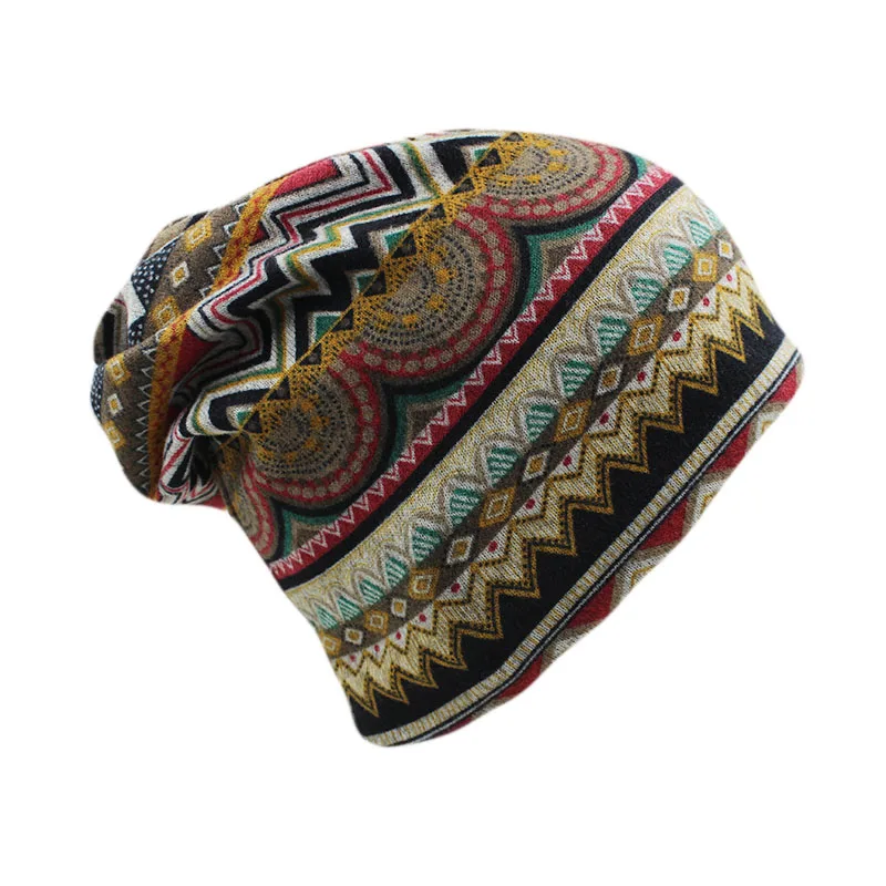 Miaoxi, новинка, женские шапочки, Skullies, Дамская мода, высокое качество, хип-хоп, Цветочный, зимняя шапка, шарф, для взрослых, полиэстер, Осенняя шапка, головной убор - Цвет: Золотой