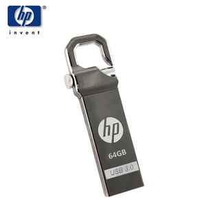 HP x750w USB Flash Drive USB 3.0 флешка 64 ГБ Высокая Скорость Элегантный металл USB Stick 64 ГБ Флешки Флэш-Накопитель Индивидуальный Логотип Pen drive