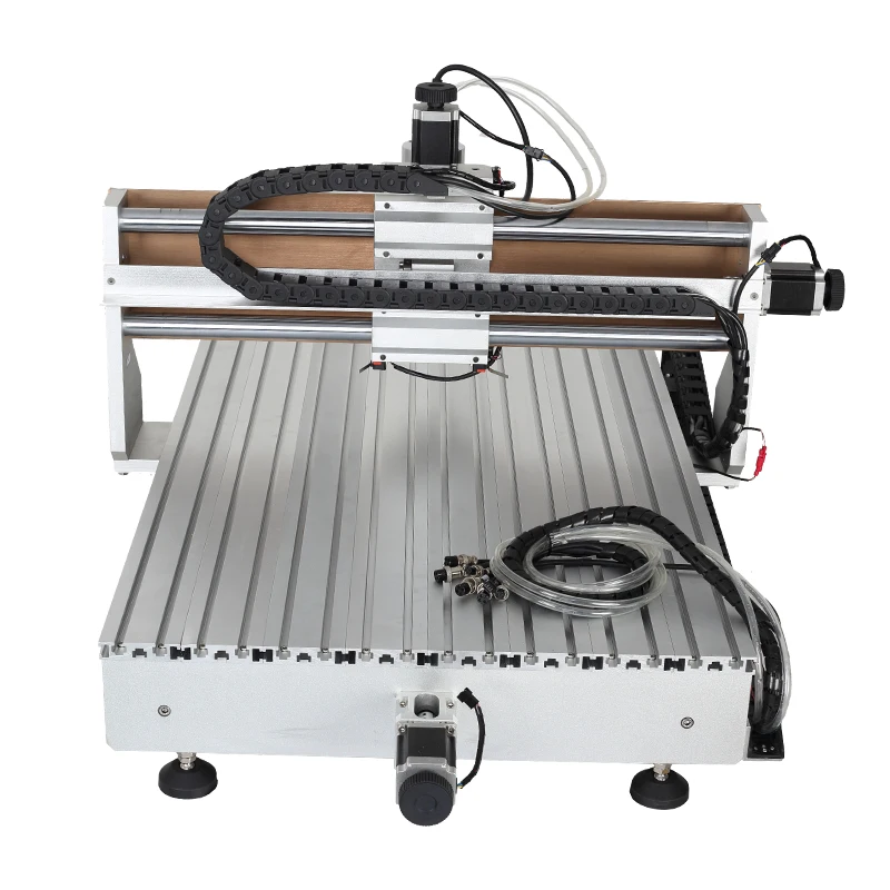 Мини фрезерный станок с ЧПУ для гравировки металла DSP CNC 6090 4 оси 2200 Вт водяное