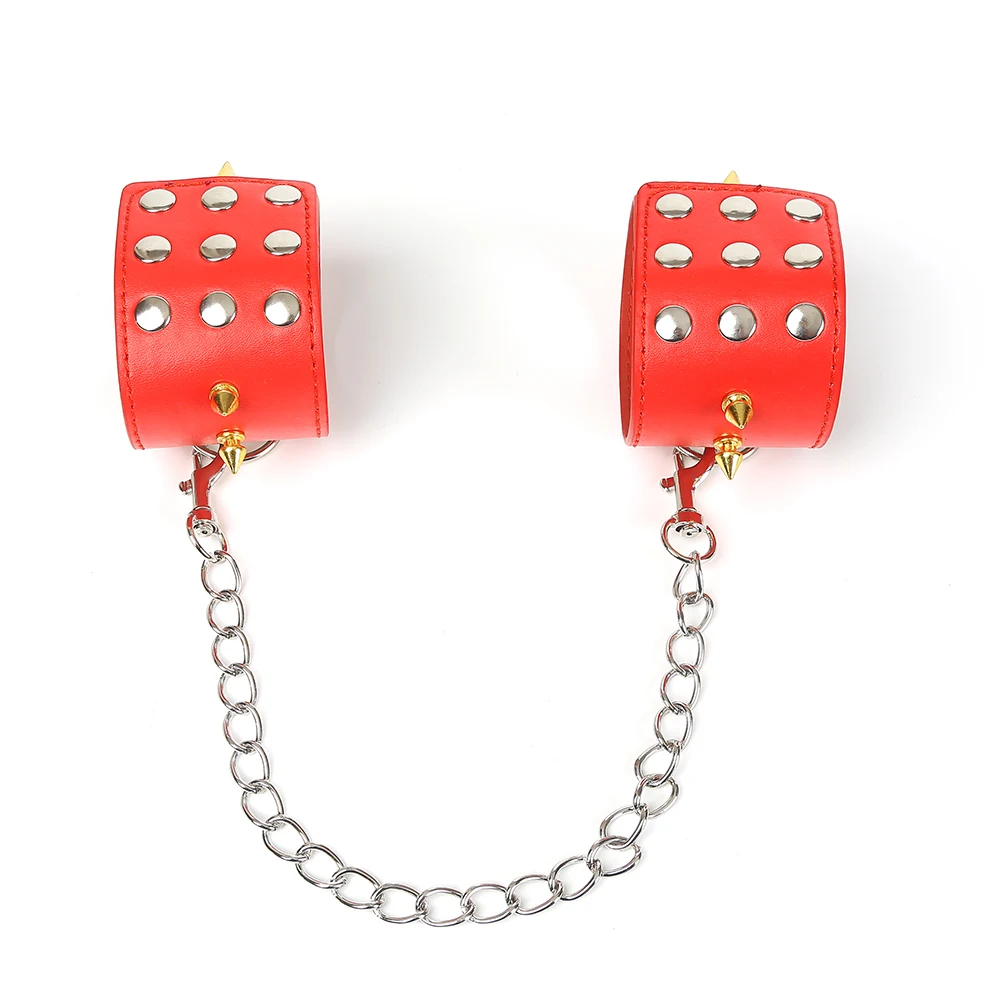 Высококачественные наручники и кожаные манжеты на лодыжках строгие парные бдсм