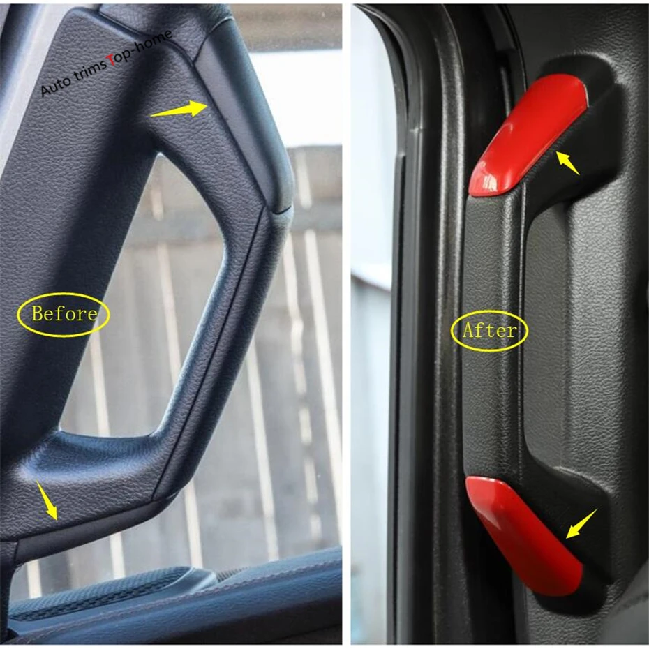 Yimaautotrims ручка на крышу декоративная накладка для Jeep Wrangler JL 2/4 двери 2018-2020 из
