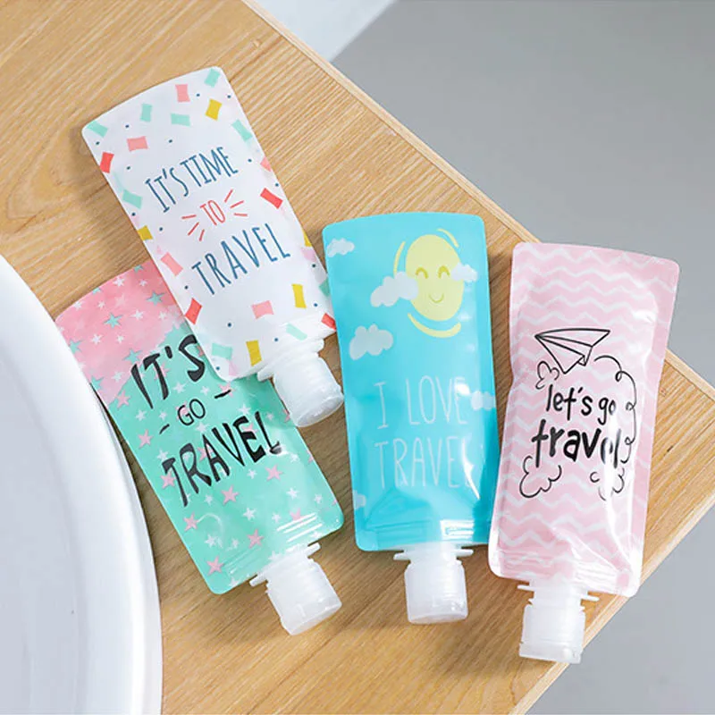 1 шт. Портативный душ Шампунь бутылка лосьона косметик путешествие складной