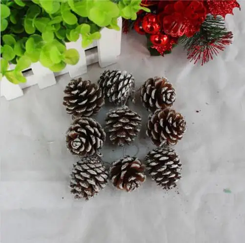 Новинка 9 шт. Висячие елочные шары сосновые шишки вечерние украшения оптовая