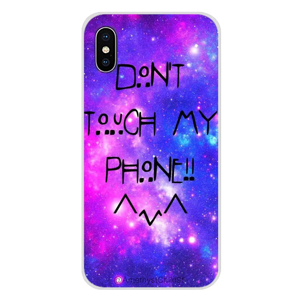 Прозрачный чехол из ТПУ для Samsung Galaxy J1 J2 J3 J4 J5 J6 J7 J8 Plus 2018 Prime 2015 2016 2017 Don TOUCH MY PHONE