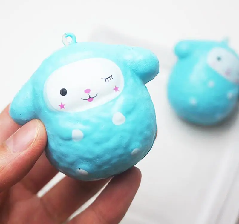 Cute Squishy Double Face Ice Cream/Chocolate Banana/Peach/Milk Box/Sheep/Horse/Panda/Strawberry/Coffee cup/Cream Bread/Biscuit | Мобильные