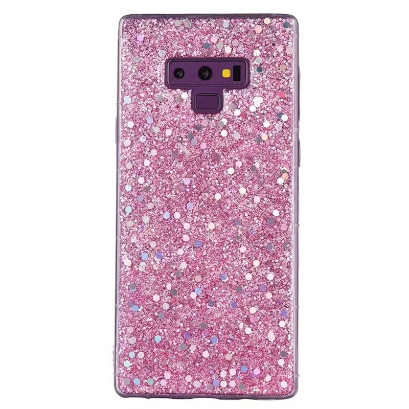 Блестящий чехол Kerzzil с блестками для Samsung Note 8 S9 S8 Plus S7 edge Galaxy J6 A6 A8 2018 J3 J7 мягкий из