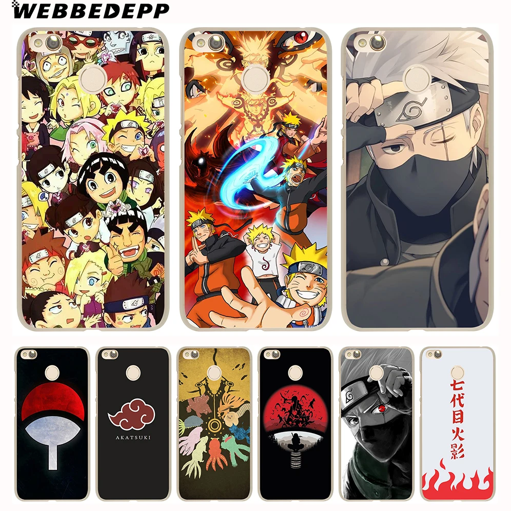 WEBBEDEPP героя аниме «Наруто Чехол для телефона для Xiaomi Redmi 4X 4A 5A 5 6plus Pro 6A S2 7 Note 5, 6, 7, 8 Pro 4X Go крышка