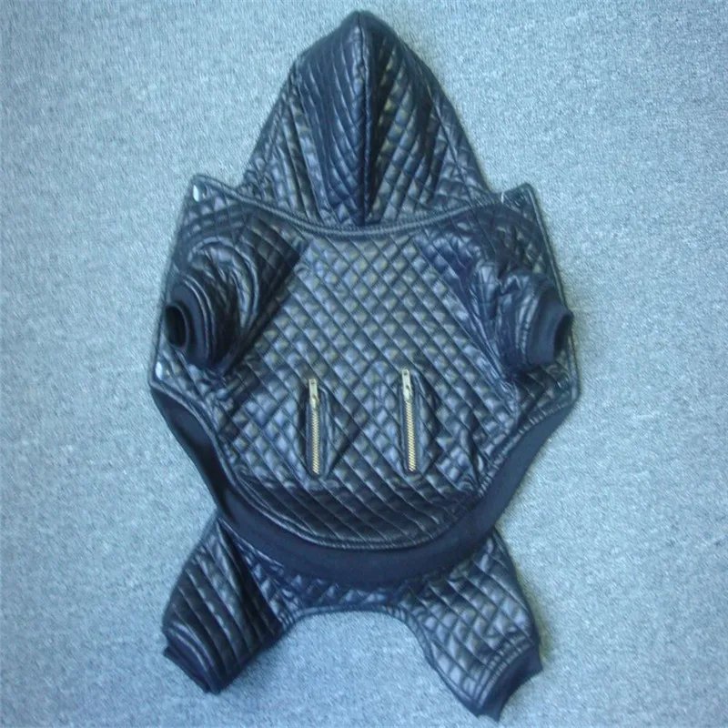 2017 новые стили торговля кожаная одежда для домашних животных зимняя Съемная