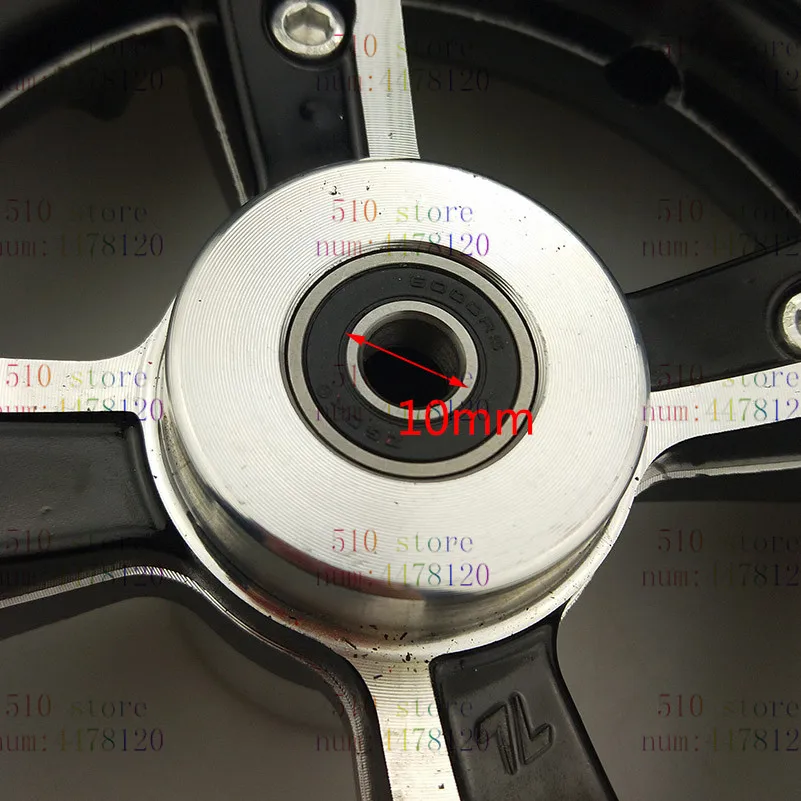Электрический скутер 10x2 50 колеса бескамерные шины твердые для 125 DIY 8/10 дюймов