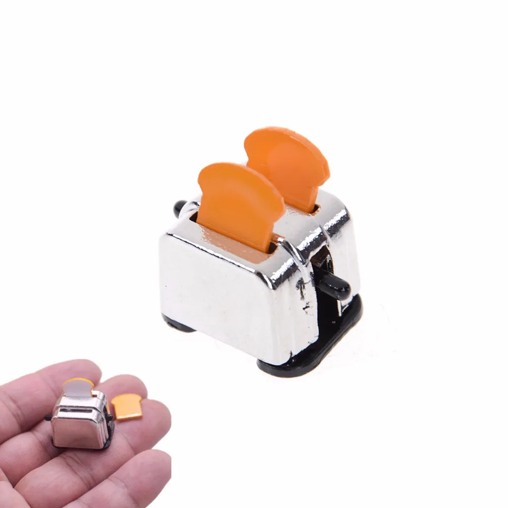 

Classic Kitchen Toys Dollhouse Bread maker 1:12 Doll House Miniature Bread Machine w/ Bread Slices for Dollhouse Decor Accessor