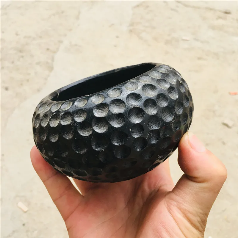 

600g Natural fossil ashtray honeycomb stone ornaments crystal reiki healing home decoration
