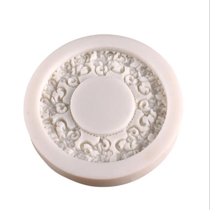 

Винтажная кружевная рама, силиконовая форма, форма для помадки, инструмент для украшения тортов, шоколада, форма для мастики, сахарного реме...