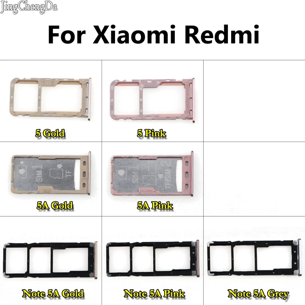

1 шт., лоток для считывания SIM-карт для Xiaomi Redmi 5 5A Note Note5A