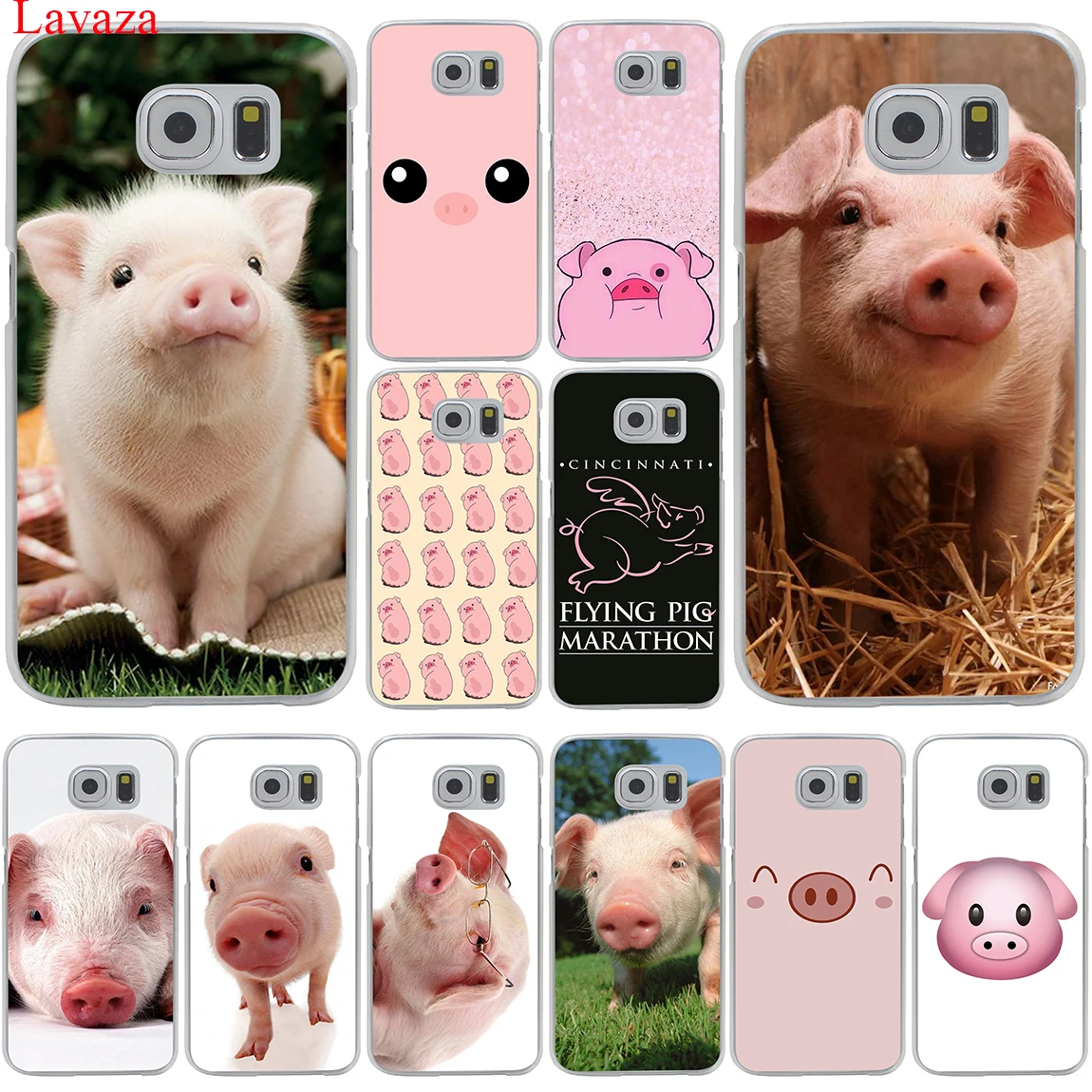 Милый чехол для телефона Lavaza funny pig pigs Samsung Galaxy S20 Ultra S10E S10 Lite S6 S7 Edge S8 S9 Plus A51 A71 A81 A91|for