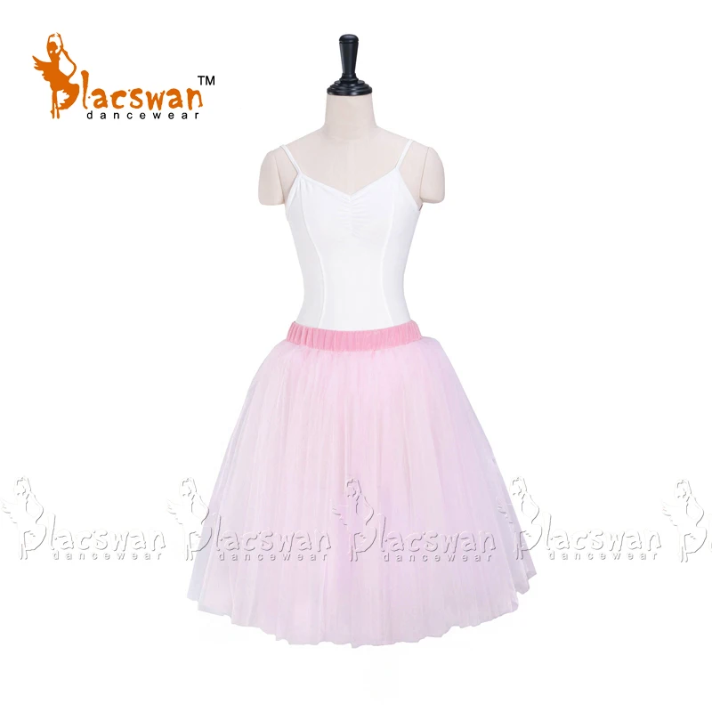 Quality 4 layer soft tulle below knee length ballet tutu skirt practicing tutu skirts White Romantic Half Tutu Black BT607