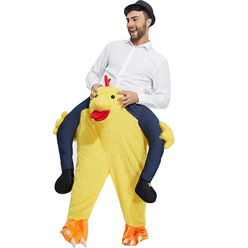 Костюм Цыпленка JYZCOS для катания костюм животного талисман забавные брюки