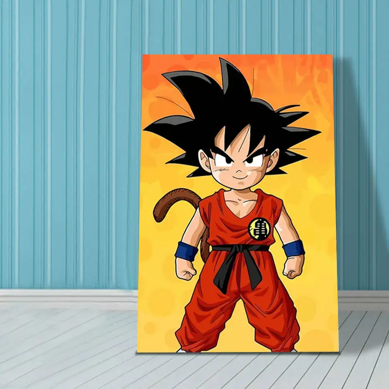 Цифровая краска по номерам Dragon Ball модульная живопись Гоку Раскраска Tenshinhan