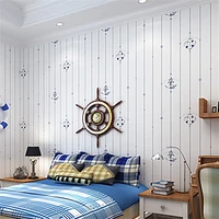 mediterranean style non woven wallpaper childrens room cartoon professional construction high end home decoration wallpaper
