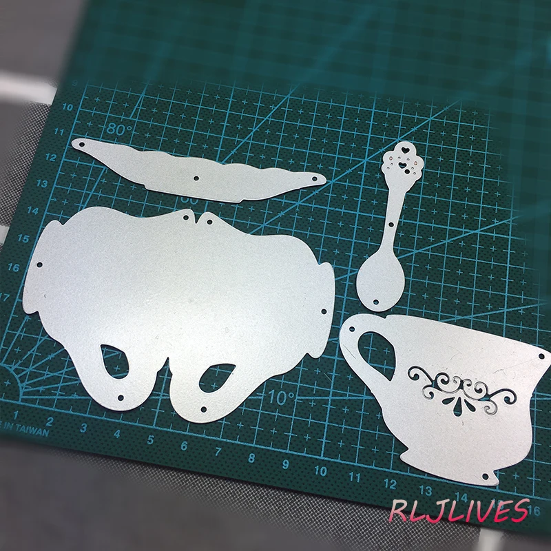 

Vintage Tea Cup Metal Cutting Dies Stencils for DIY Scrapbooking photo album Decorative Embossing DIY Paper Cards