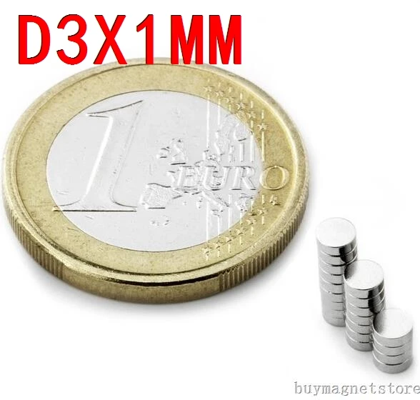 3*1 500 шт 3 мм x 1 диск мощный магнит ремесло неодимовый редкоземельный постоянный