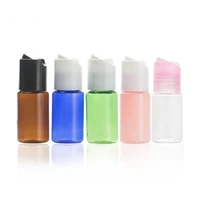 10ml small travel portable empty pet plastic sample bottle mini plastic shampoo lotion vial lx1063