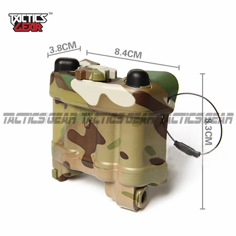 Новый тактический шлем AN/PVS 31 очки ночного видения NVG аккумулятор пустышка модель