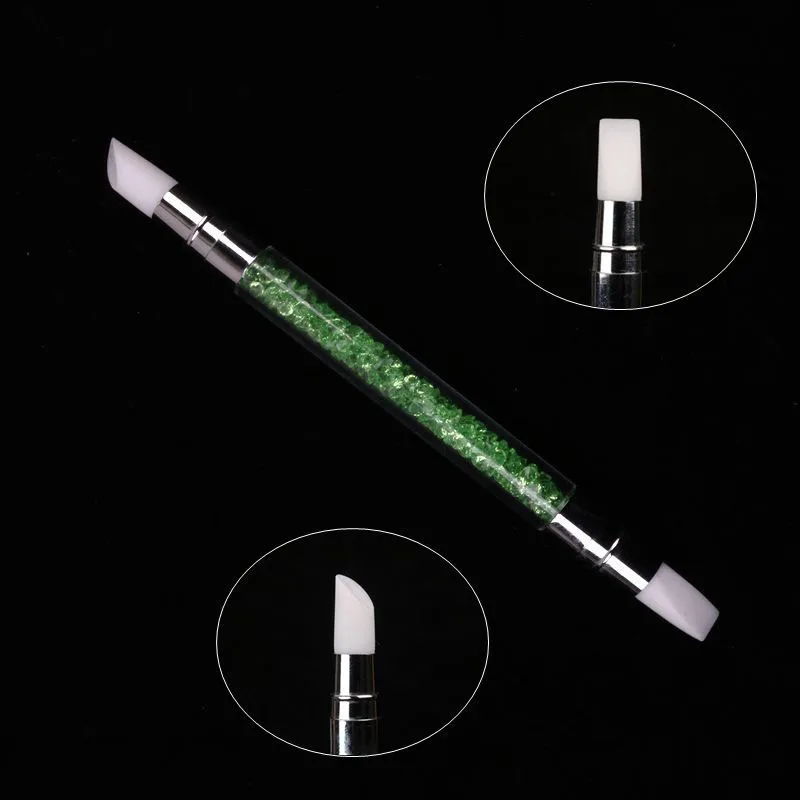 Rubber pen 10 мл Фольга для ногтей звездное небо переводной гель замачиваемый УФ, прозрачный лак для ногтей переводной клей лака для ногтей маникюр - Цвет: Rubber pen