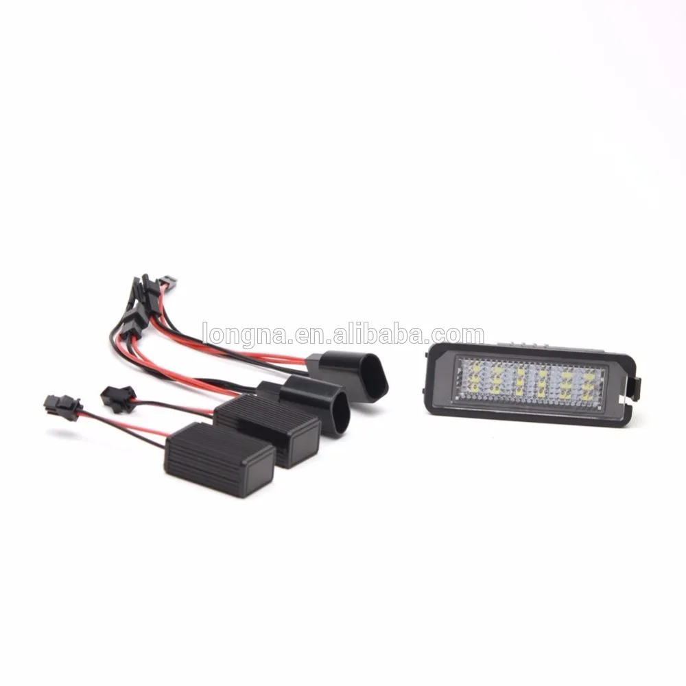 Белый комплект LED Номерные знаки для мотоциклов лампа подходит Volkswagen CC Гольф/GTI (MK4