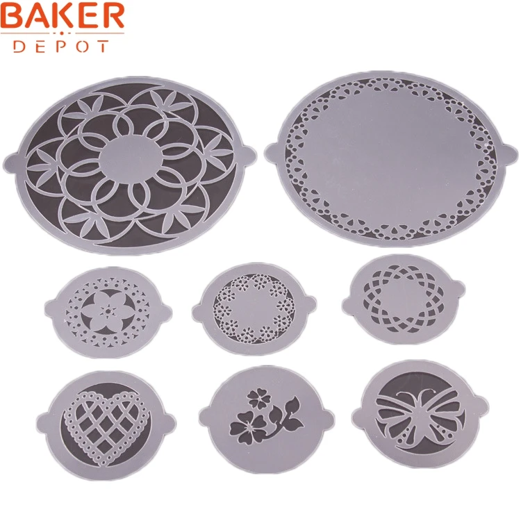 BAKER депо для DIY торта на день рождения распылительная форма украшения трафарет